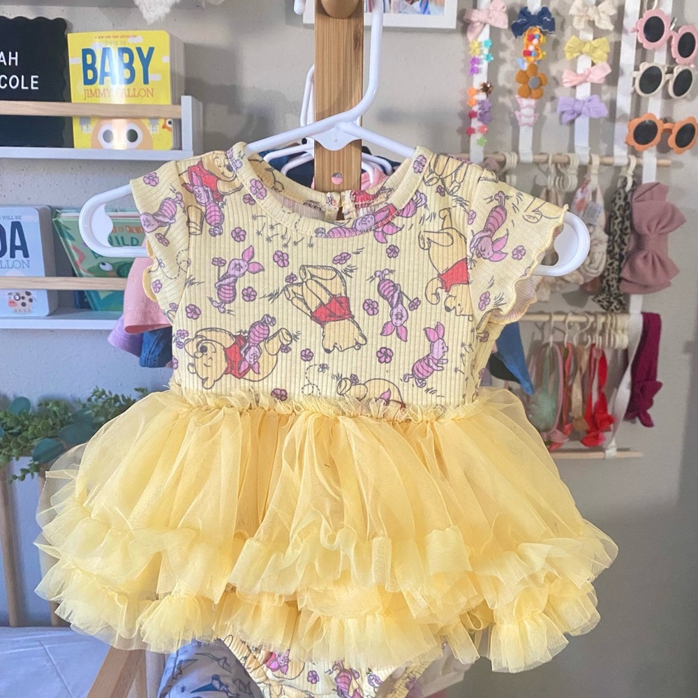 Yellow Winnie the Pooh Dress